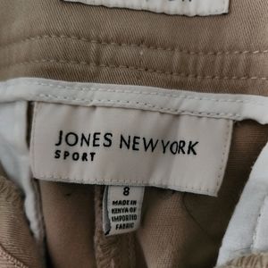 JONES NEW YORK SPORT Bermuda twill shorts, size 8